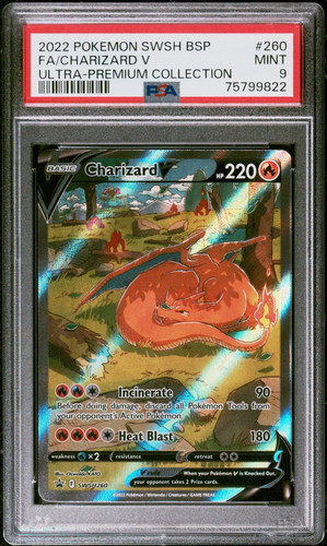 Pokemon card charizard - charizard, v