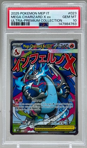 Psa mega charizard ex - mega, x