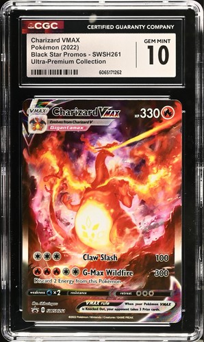 Cgc gem mint charizard vmax - gem,